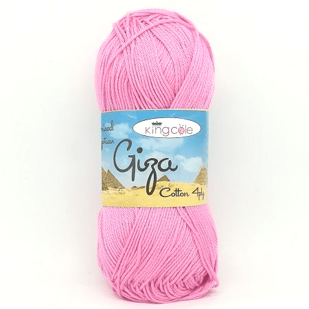 King Cole Giza Cotton 4 Ply Yarn 2425 Blossom