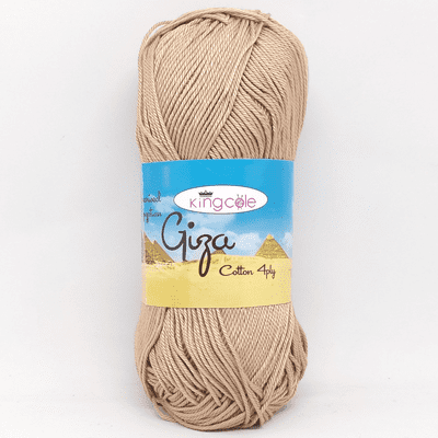King Cole Giza Cotton 4ply 2195 PEBBLE