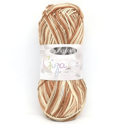 King Cole Giza Cotton Sorbet 4ply 2428 Toffee