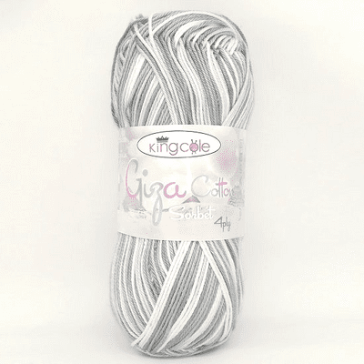 King Cole Giza Cotton Sorbet 4ply 2481 Silver-Grey DISCONTINUED
