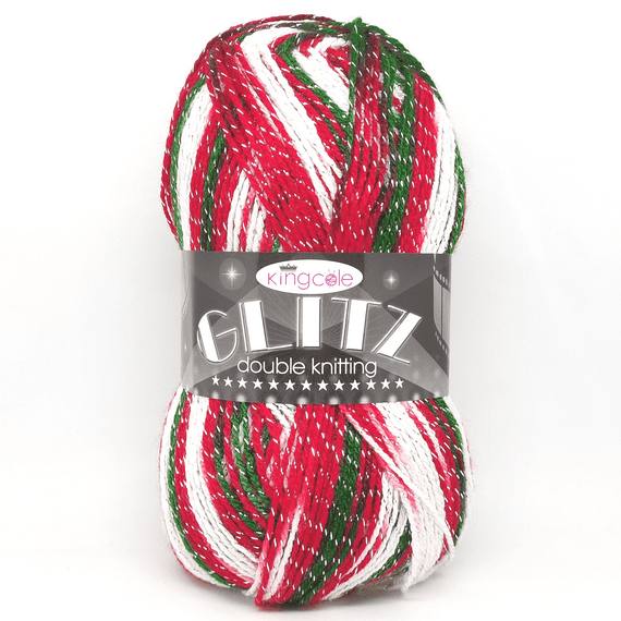 King Cole Glitz DK 1698 Christmas Sparkle Yarn