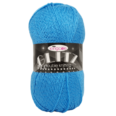 King Cole Glitz DK Yarn 4723 Adriatic