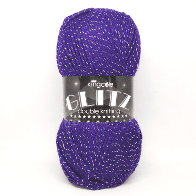 King Cole Glitz DK Yarn 4725 Orions Amethyst (Purple)