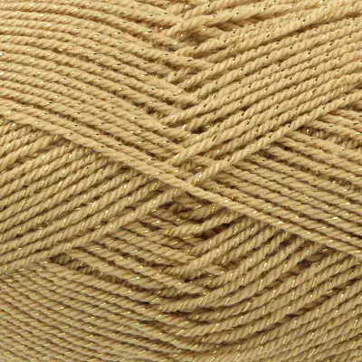 King Cole Glitz DK Yarn 6860 Caramel