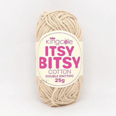 King Cole Itsy Bitsy Cotton DK Yarn 6682 Almond