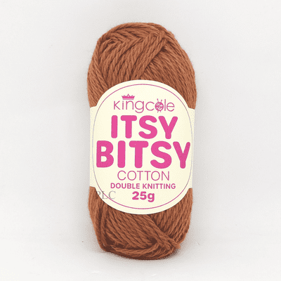 King Cole Itsy Bitsy Cotton DK Yarn 6684 Copper
