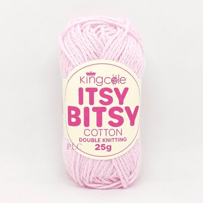 King Cole Itsy Bitsy Cotton DK Yarn 6691 Pink