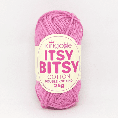 King Cole Itsy Bitsy Cotton DK Yarn 6692 Carnation