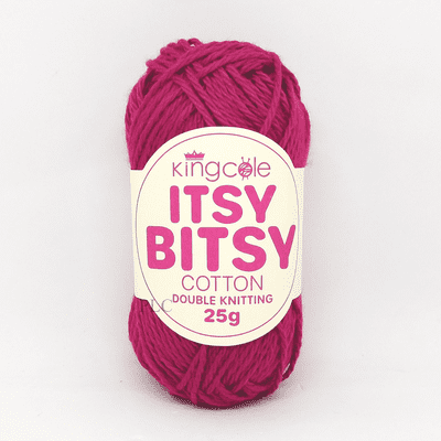 King Cole Itsy Bitsy Cotton DK Yarn 6694 Wine