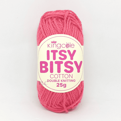 King Cole Itsy Bitsy Cotton DK Yarn 6696 Salmon