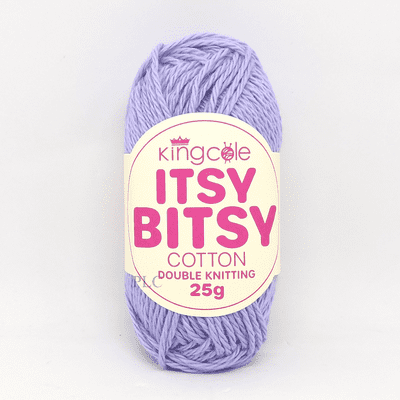King Cole Itsy Bitsy Cotton DK Yarn 6700 Lilac