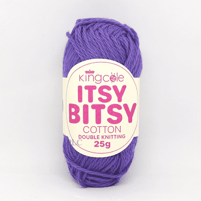 King Cole Itsy Bitsy Cotton DK Yarn 6701 Plum
