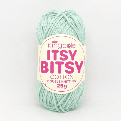 King Cole Itsy Bitsy Cotton DK Yarn 6703 Spearmint