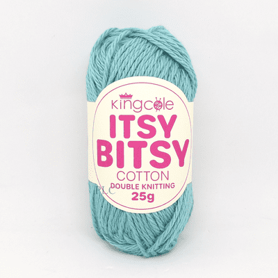 King Cole Itsy Bitsy Cotton DK Yarn 6704 Lagoon