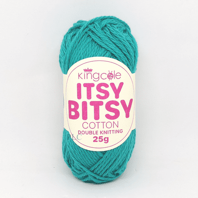 King Cole Itsy Bitsy Cotton DK Yarn 6705 Jade