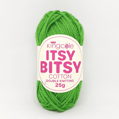 King Cole Itsy Bitsy Cotton DK Yarn 6708 Green