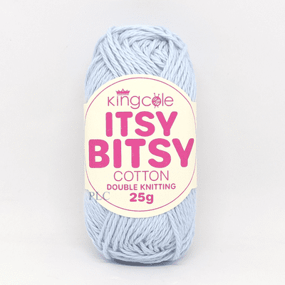 King Cole Itsy Bitsy Cotton DK Yarn 6710 Glacier