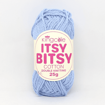 King Cole Itsy Bitsy Cotton DK Yarn 6712 Powder