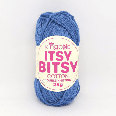 King Cole Itsy Bitsy Cotton DK Yarn 6713 Azure