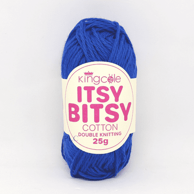 King Cole Itsy Bitsy Cotton DK Yarn 6714 Blue
