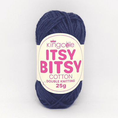 King Cole Itsy Bitsy Cotton DK Yarn 6715 Navy