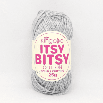 King Cole Itsy Bitsy Cotton DK Yarn 6716 Platinum