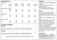 King Cole Luxury Merino DK Sweater and Cardigan Knitting Pattern 4936