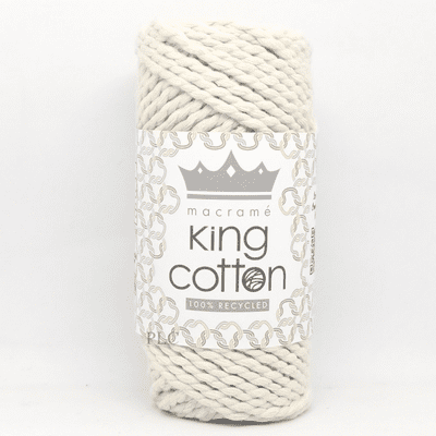 King Cole Macrame King Cotton 3mm Cord - 5142 Creamy Cream