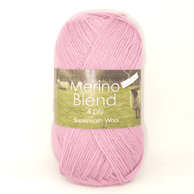 King Cole Merino Blend 4 Ply Superwash Wool 1533 Rose Petal