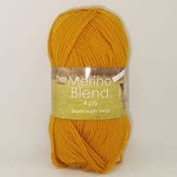 King Cole Merino Blend 4 Ply Superwash Wool 1773 Mustard