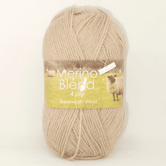 King Cole Merino Blend 4 Ply Superwash Wool 3125 Biscuit