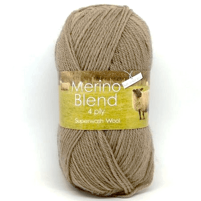 King Cole Merino Blend 4 Ply Superwash Wool 3296 Dune
