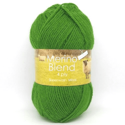King Cole Merino Blend 4 Ply Superwash Wool 3396 Grass