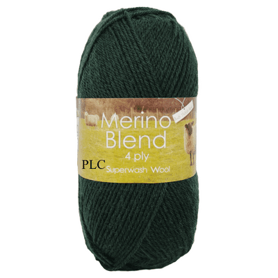 King Cole Merino Blend 4 Ply Superwash Wool 3941 Conifer Green