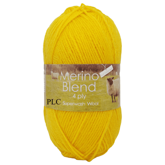 King Cole Merino Blend 4 Ply Superwash Wool 55 Gold