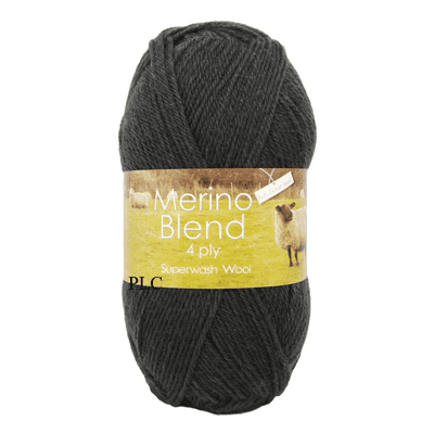 King Cole Merino Blend 4 Ply Superwash Wool 705 Dark Grey