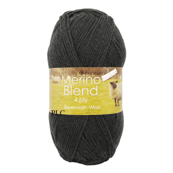 King Cole Merino Blend 4 Ply Superwash Wool 705 Dark Grey