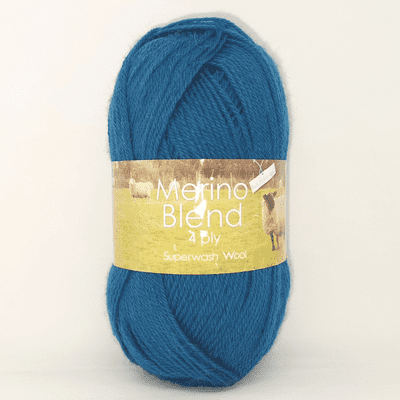 King Cole Merino Blend 4 Ply Superwash Wool 926 Petrol