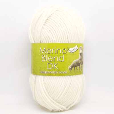 King Cole Merino Blend DK Superwash Wool 01 White