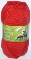 King Cole Merino Blend DK Superwash Wool 09 Scarlet Red
