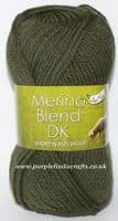King Cole Merino Blend DK Superwash Wool 43 Bronze Green