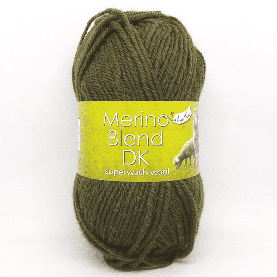 King Cole Merino Blend DK Superwash Wool 43 Bronze Green