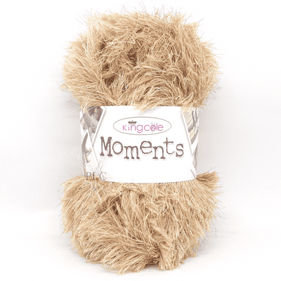 King Cole Moments DK Eyelash Yarn 1612 Squirrel