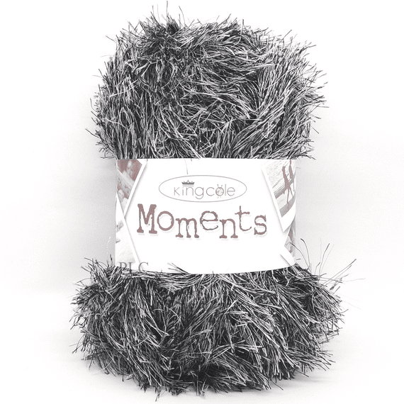 King Cole Moments DK Eyelash Yarn 498 Badger
