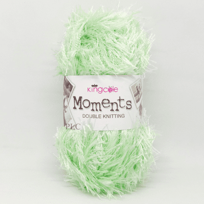 King Cole Moments DK Eyelash Yarn 5722 Mint