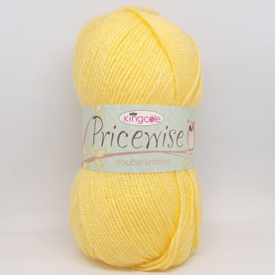 King Cole Pricewise DK 80 BUTTERMILK Yellow