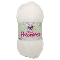 King Cole Pricewise DK Yarn 01 White