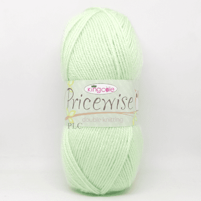 King Cole Pricewise DK Yarn 02 Baby Green