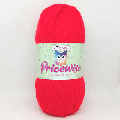 King Cole Pricewise DK Yarn 09 Red