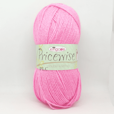 King Cole Pricewise DK Yarn 128 Fondant Pink